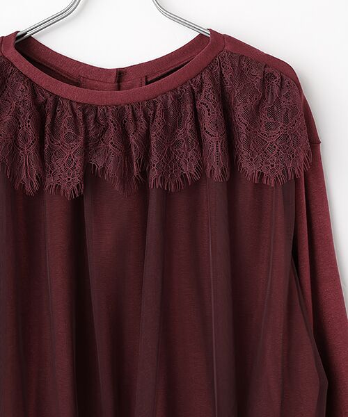 INGEBORG / インゲボルグ カットソー | レースコンビ2wayカットソー | 詳細4