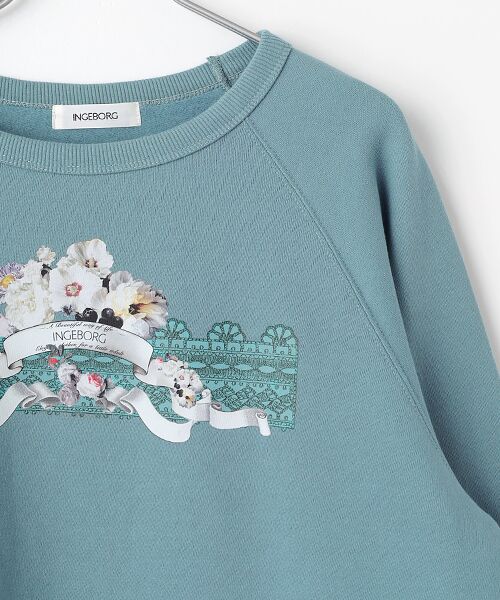 INGEBORG / インゲボルグ カットソー | ミスティガーデンワンポイントpt.トレーナー | 詳細5
