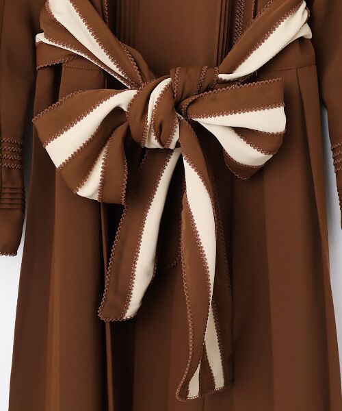 INGEBORG / インゲボルグ ロング・マキシ丈ワンピース | サッシュベルト付きワンピース | 詳細10