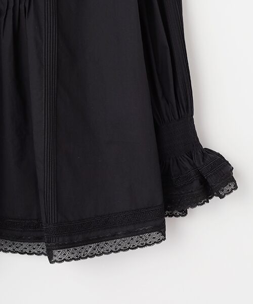 INGEBORG / インゲボルグ シャツ・ブラウス | シルクローンスタンドカラーブラウス | 詳細3