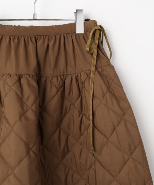 INGEBORG / インゲボルグ ロング・マキシ丈スカート | カメリアキルティングスカート | 詳細4