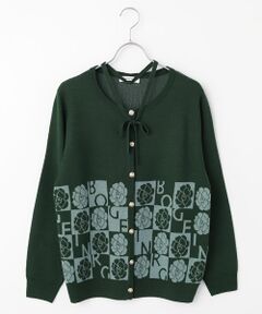 INGEBORG / インゲボルグ カーディガン・ボレロ | カメリアブロックチェックカーディガン