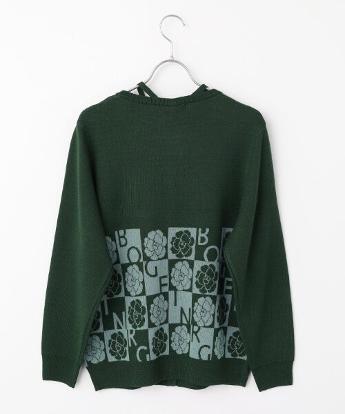 INGEBORG / インゲボルグ カーディガン・ボレロ | カメリアブロックチェックカーディガン | 詳細3