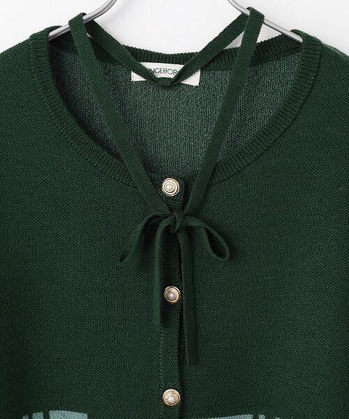 INGEBORG / インゲボルグ カーディガン・ボレロ | カメリアブロックチェックカーディガン | 詳細6