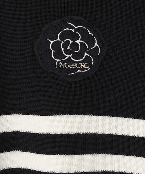 INGEBORG / インゲボルグ ニット・セーター | カメリアボーダーニット | 詳細1