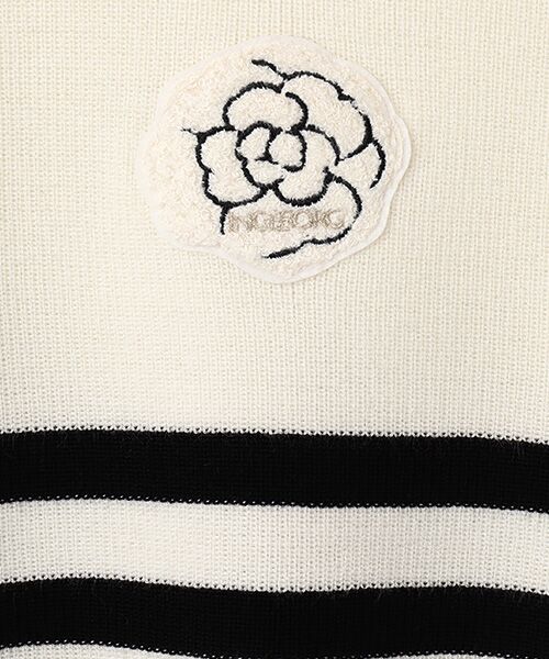 INGEBORG / インゲボルグ ニット・セーター | カメリアボーダーニット | 詳細2