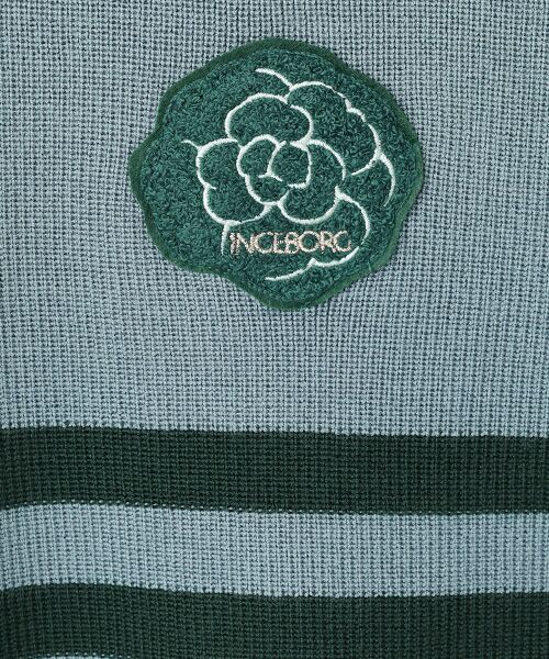INGEBORG / インゲボルグ ニット・セーター | カメリアボーダーニット | 詳細3