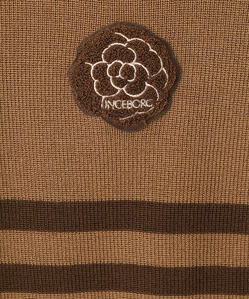 INGEBORG / インゲボルグ ニット・セーター | カメリアボーダーニット | 詳細8