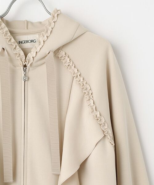 INGEBORG / インゲボルグ カーディガン・ボレロ | フリルパーカー | 詳細3