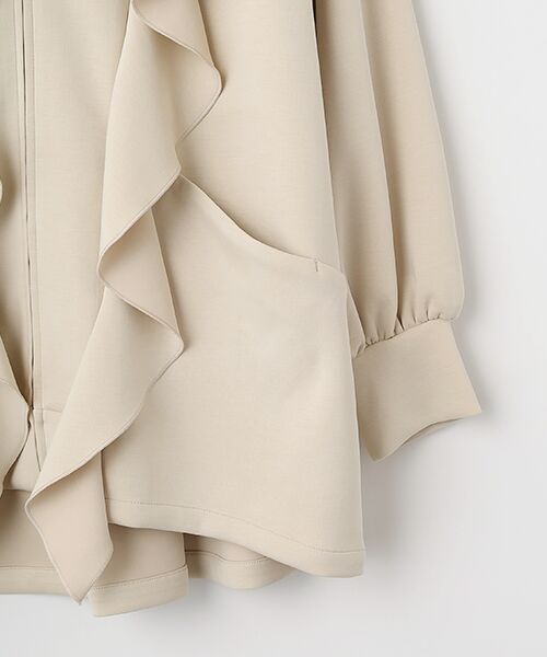 INGEBORG / インゲボルグ カーディガン・ボレロ | フリルパーカー | 詳細4