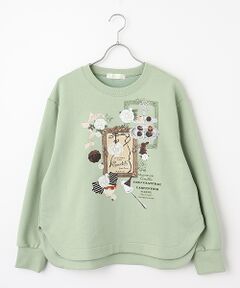 INGEBORG / インゲボルグ スウェット | メゾンドカメリアワンポイントpt.トレーナー