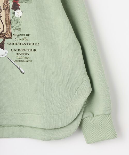 INGEBORG / インゲボルグ スウェット | メゾンドカメリアワンポイントpt.トレーナー | 詳細5