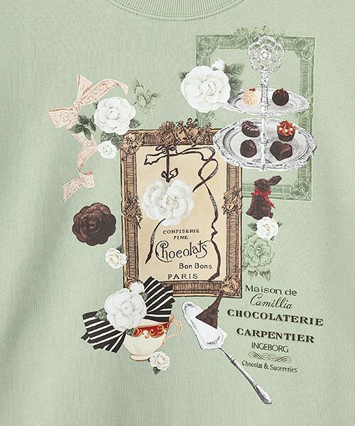 INGEBORG / インゲボルグ スウェット | メゾンドカメリアワンポイントpt.トレーナー | 詳細7