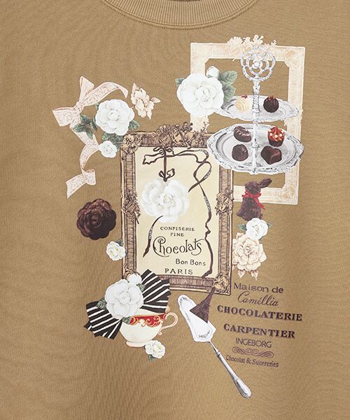 INGEBORG / インゲボルグ スウェット | メゾンドカメリアワンポイントpt.トレーナー | 詳細8