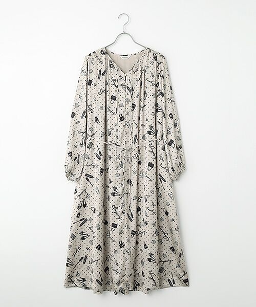INGEBORG / インゲボルグ ロング・マキシ丈ワンピース | ドットコスメpt.ワンピース（ベージュ）
