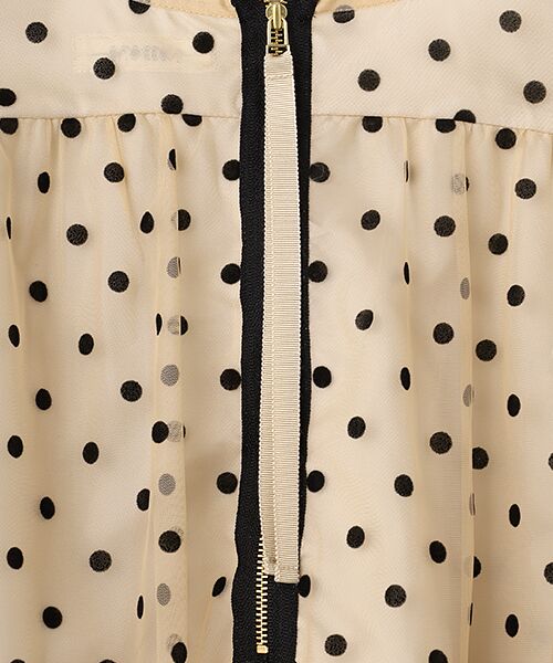 INGEBORG / インゲボルグ シャツ・ブラウス | ドットチュールギャザーブラウス | 詳細7