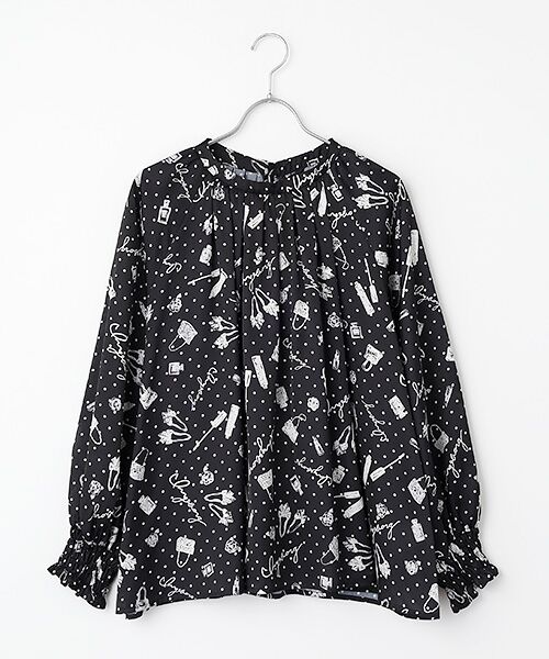 INGEBORG / インゲボルグ シャツ・ブラウス | ドットコスメpt.ブラウス（クロ）