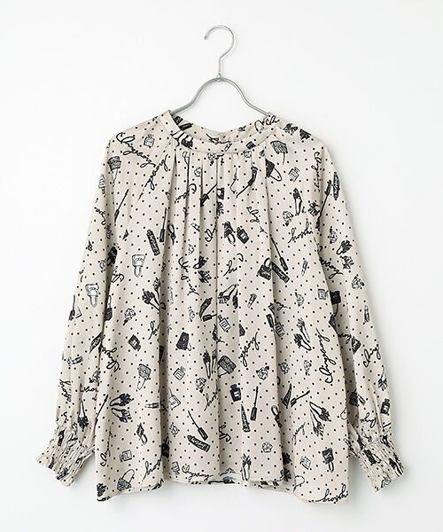 INGEBORG / インゲボルグ シャツ・ブラウス | ドットコスメpt.ブラウス（ベージュ）