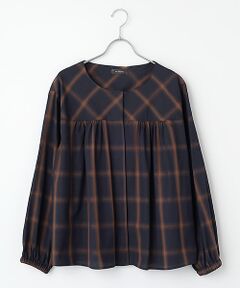 INGEBORG / インゲボルグ シャツ・ブラウス | 【HAPPY ITEM】コットンチェックブラウス