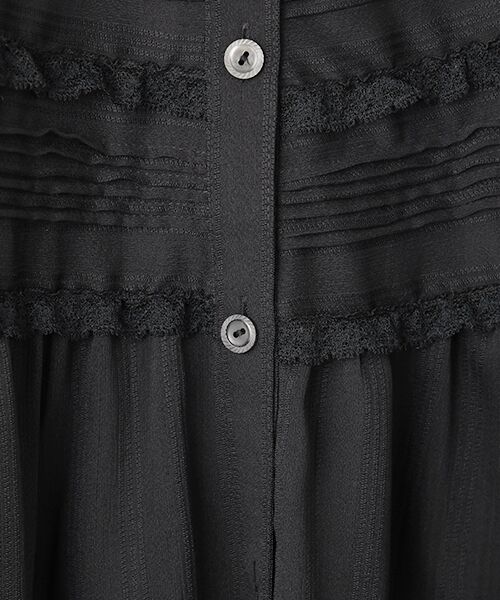 INGEBORG / インゲボルグ シャツ・ブラウス | シルキーストライプシャツブラウス | 詳細1