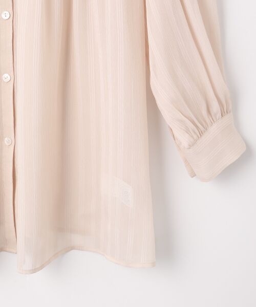 INGEBORG / インゲボルグ シャツ・ブラウス | シルキーストライプシャツブラウス | 詳細5