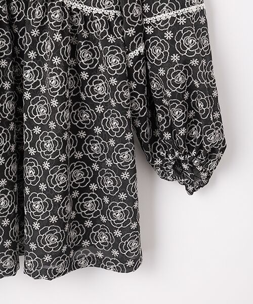 INGEBORG / インゲボルグ シャツ・ブラウス | カメリアシフォンレースチュニック | 詳細4