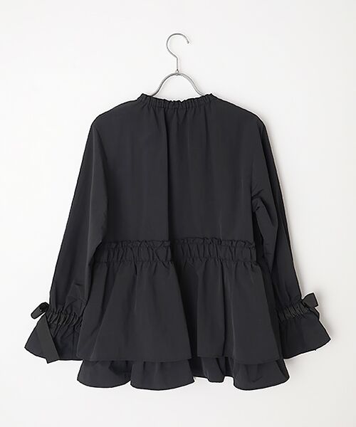 INGEBORG / インゲボルグ ナイロンジャケット | リボンアクセントジャケット | 詳細1