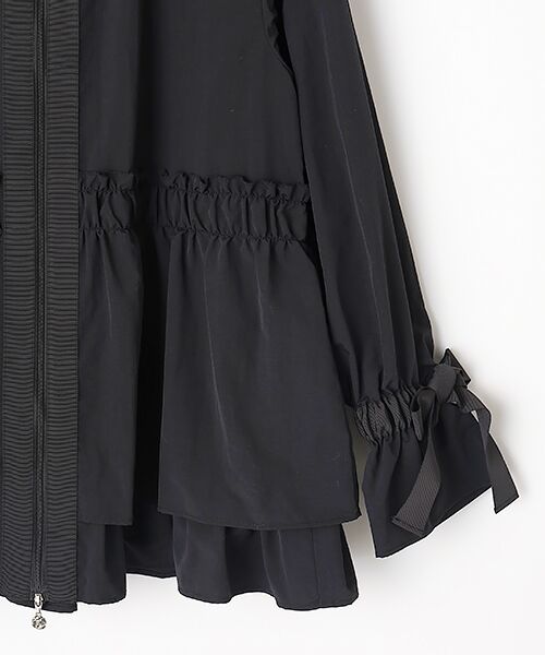 INGEBORG / インゲボルグ ナイロンジャケット | リボンアクセントジャケット | 詳細3