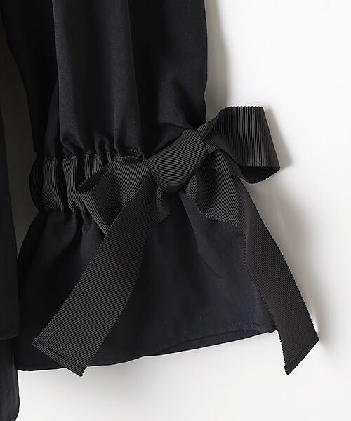 INGEBORG / インゲボルグ ナイロンジャケット | リボンアクセントジャケット | 詳細4