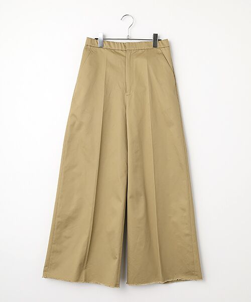 INGEBORG / インゲボルグ チノ・ワークパンツ | チノワイドパンツ（ベージュ）