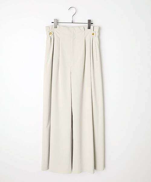 INGEBORG / インゲボルグ その他パンツ | ツイルワイドパンツ（グレージュ）