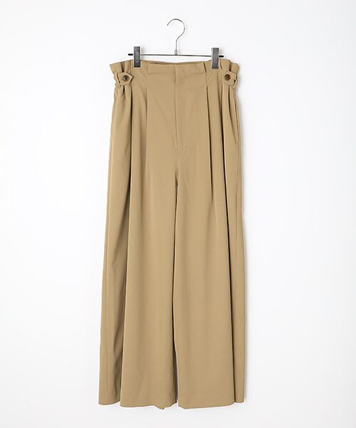 INGEBORG / インゲボルグ その他パンツ | ツイルワイドパンツ（ベージュ）