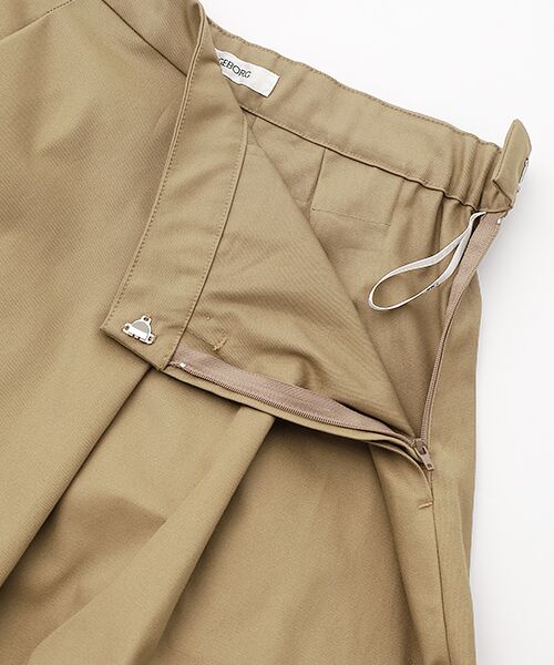 INGEBORG / インゲボルグ ロング・マキシ丈スカート | ビンテージギャバジンタックスカート | 詳細5