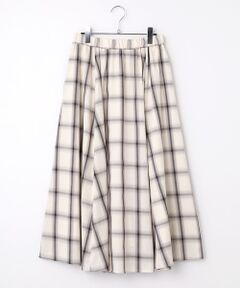 INGEBORG / インゲボルグ ロング・マキシ丈スカート | 【HAPPY ITEM】コットンチェックスカート