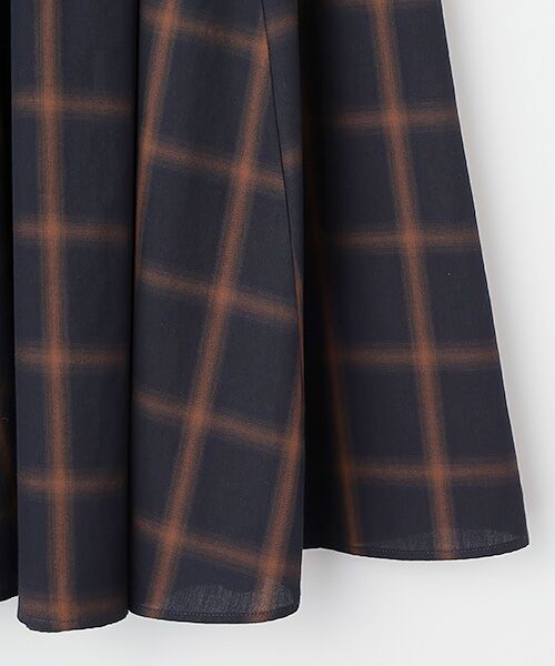 INGEBORG / インゲボルグ ロング・マキシ丈スカート | 【HAPPY ITEM】コットンチェックスカート | 詳細4