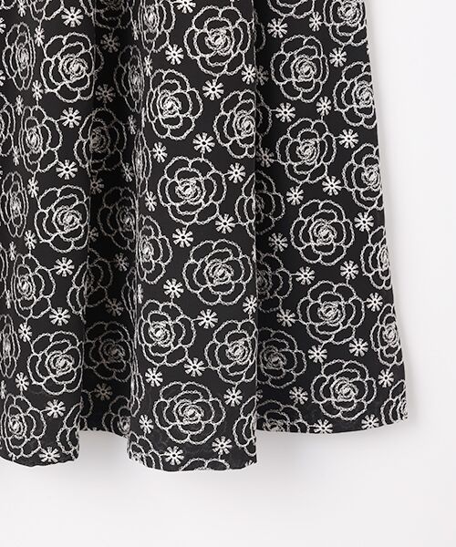 INGEBORG / インゲボルグ ロング・マキシ丈スカート | カメリアシフォンレーススカート | 詳細3