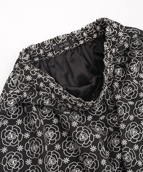 INGEBORG / インゲボルグ ロング・マキシ丈スカート | カメリアシフォンレーススカート | 詳細4