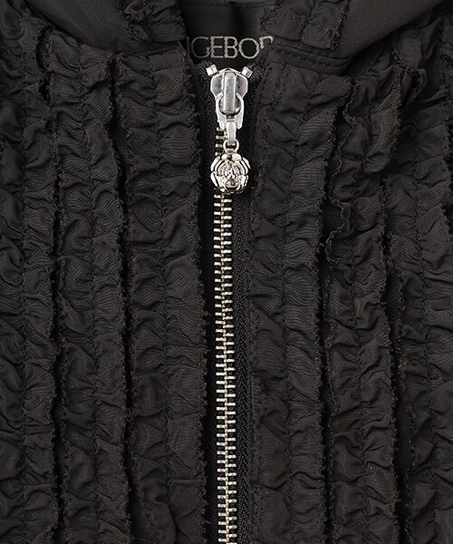 INGEBORG / インゲボルグ ベスト | ソフトタフタフード付きベストコート | 詳細1