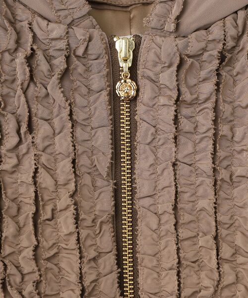 INGEBORG / インゲボルグ ベスト | ソフトタフタフード付きベストコート | 詳細2