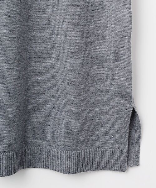 INGEBORG / インゲボルグ ミニ丈・ひざ丈ワンピース | ポンチョ付きニットワンピース | 詳細6