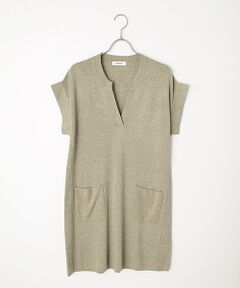 INGEBORG / インゲボルグ シャツ・ブラウス | スリットネックニットチュニック