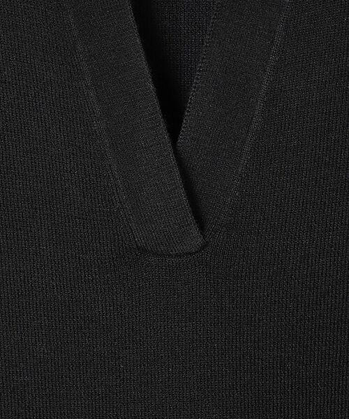 INGEBORG / インゲボルグ シャツ・ブラウス | スリットネックニットチュニック | 詳細1
