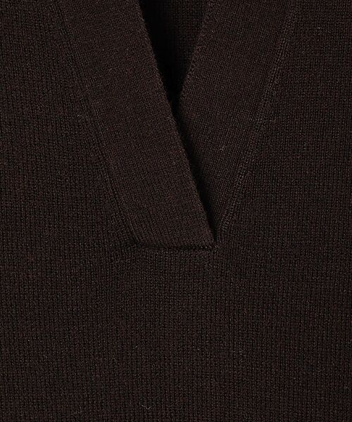 INGEBORG / インゲボルグ シャツ・ブラウス | スリットネックニットチュニック | 詳細2