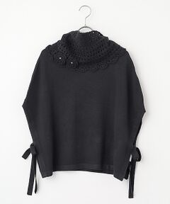 INGEBORG / インゲボルグ ニット・セーター | ネックウォーマー付きニットポンチョ