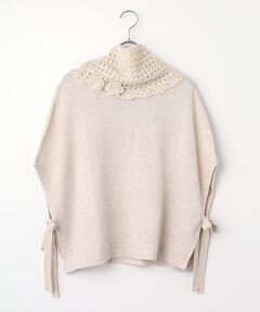 INGEBORG / インゲボルグ ニット・セーター | ネックウォーマー付きニットポンチョ