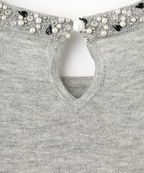 INGEBORG / インゲボルグ ニット・セーター | カメリアリボン刺繍入りニットセーター | 詳細7