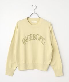 INGEBORG / インゲボルグ ニット・セーター | ロゴ入りニットセーター