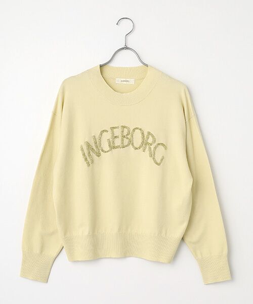 INGEBORG / インゲボルグ ニット・セーター | ロゴ入りニットセーター（キナリ）