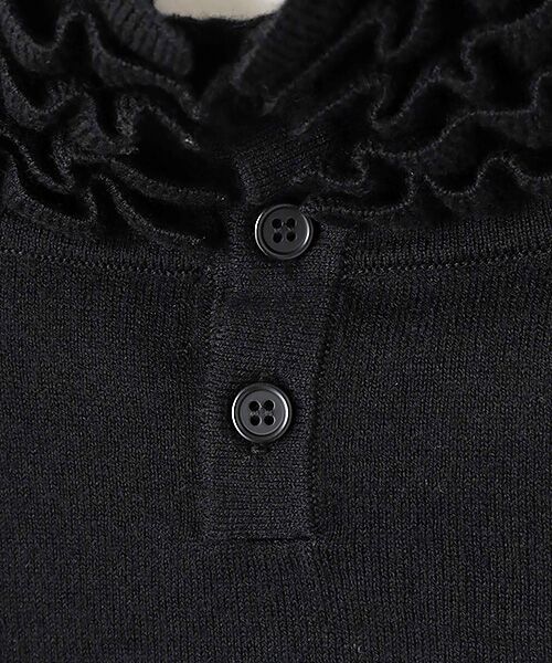 INGEBORG / インゲボルグ ニット・セーター | フリルハイネックセーター | 詳細1