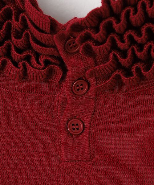 INGEBORG / インゲボルグ ニット・セーター | フリルハイネックセーター | 詳細3